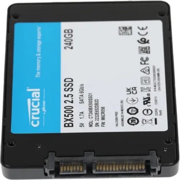 накопитель Crucial SSD BX500 240GB CT240BX500SSD1 SATA3-2