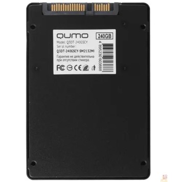 накопитель QUMO SSD 240GB Novation TLC Q3DT-240GSCY {SATA3.0}-1