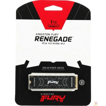 накопитель Kingston SSD 1Tb M.2 SFYRS/1000G M.2 2280 NVMe Fury Renegade-2