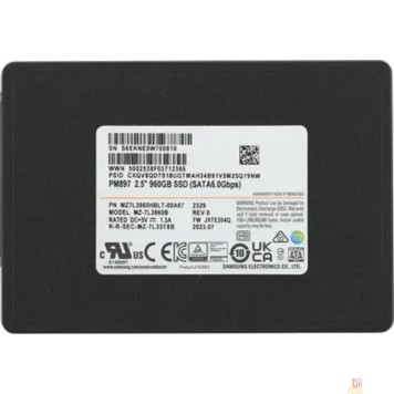 накопитель Samsung SSD 960Gb PM897 2.5