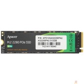 накопитель M.2 2280 512GB Apacer AS2280P4U Client SSD AP512GAS2280P4U-1 PCIe Gen3x4 with NVMe