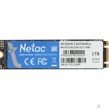 носитель информации Накопитель SSD Netac SATA III 1Tb NT01N535N-001T-N8X N535N M.2 2280-1