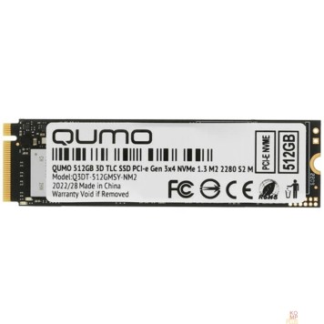 накопитель QUMO M.2 SSD 512GB QM Novation Q3DT-512GMSY/GSCY-NM2 