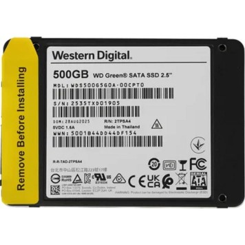 накопитель WD SSD 500Gb WDS500G5G0A SATA 3.0 -1