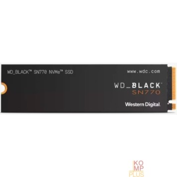 накопитель SSD WD Black SN770 WDS500G3X0E 500Gb, M.2 2280, PCI-E 4.0 x4,  NVMe,  PCIe-1