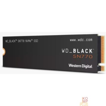 накопитель SSD WD Black SN770 WDS500G3X0E 500Gb, M.2 2280, PCI-E 4.0 x4,  NVMe,  PCIe-2
