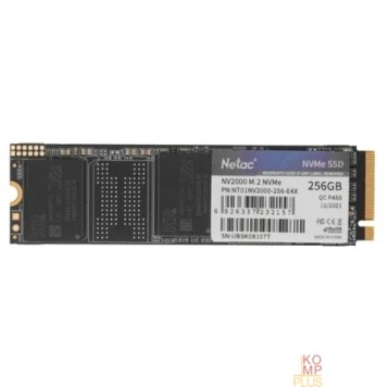 носитель информации Накопитель SSD Netac PCI-E 3.0 256Gb NT01NV2000-256-E4X NV2000 M.2 2280