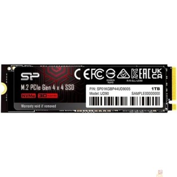 накопитель SSD Silicon Power UD90 SP01KGBP44UD9005 1ТБ, M.2 2280, PCIe 4.0 x4, NVMe, M.2