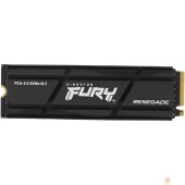накопитель Kingston SSD Fury Renegade, 2000GB, M.2 22x80mm, NVMe, PCIe 4.0 x4, 3D TLC, SFYRDK/2000G