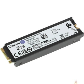 накопитель Kingston SSD Fury Renegade, 2000GB, M.2 22x80mm, NVMe, PCIe 4.0 x4, 3D TLC, SFYRDK/2000G-2