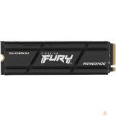 накопитель Kingston SSD Fury Renegade, 1000GB, M.2 22x80mm, NVMe, PCIe 4.0 x4, 3D TLC, SFYRSK/1000G