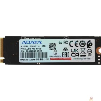 накопитель SSD A-Data PCI-E 3.0 x4 1Tb ALEG-710-1TCS Legend 710 M.2 2280-2