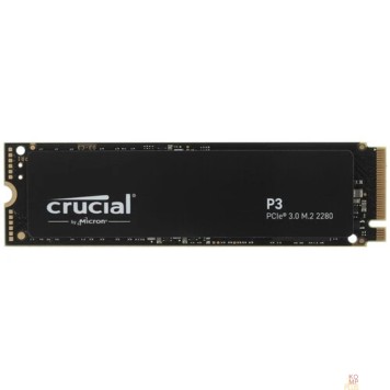 накопитель SSD M.2 Crucial 500Gb P3 <CT500P3SSD8> (PCI-E 3.0 x4, up to 3500/1900MBs, 3D NAND, NVMe, 110TBW, 22х80mm)-1