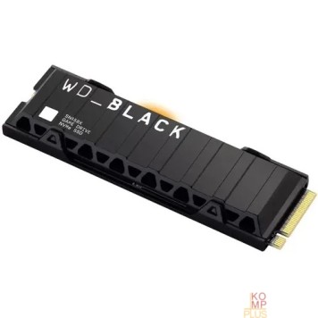накопитель WD SSD Black SN850X, 1.0TB, M.2(22x80mm),WDS100T2XHE NVMe, PCIe 4.0 x4, 3D TLC, R/W 7300/6300MB/s, IOPs 800 000/1 100 000, TBW 600, DWPD 0.3, with Heat Spreader (12 мес.)-1
