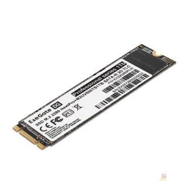 носитель информации Exegate SSD M.2 2280 1Tb ExeGate NextPro+ M2UV500TS1TB (SATA-III, 22x80mm, 3D TLC) EX295280RUS
