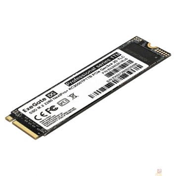 носитель информации Exegate SSD M.2 2280 1Tb ExeGate NextPro+ KC2000TP1TB (PCIe Gen3x4, NVMe, 22x80mm, 3D TLC) EX295281RUS