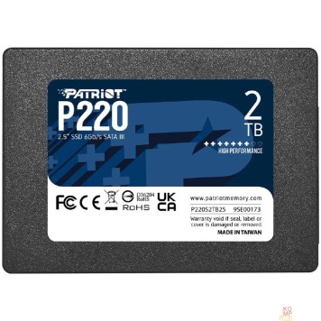 носитель информации Накопитель SSD Patriot SATA III 2Tb P220S2TB25 P220 2.5