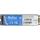 носитель информации Netac 512GB M.2 2280 SATA3 N535N 3D NAND SSD, R/W up to 540/490MB/s NT01N535N-512G-N8X