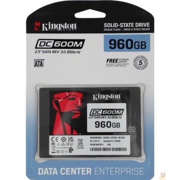 накопитель Kingston SSD DC600M, 960GB, 2.5