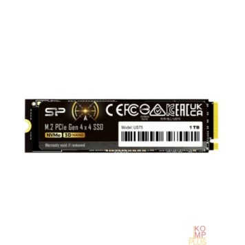 накопитель Silicon Power SSD M.2 1TB US75, M.2 2280, PCI-E 4x4, R/W -7000/6000 MB/s