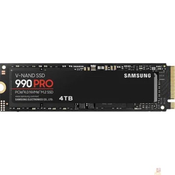 накопитель Samsung SSD 4TB 990 PRO PCIe Gen 4.0 x4 NVMe 2.0 V-NAND TLC MZ-V9P4T0BW