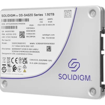 накопитель Solidigm SSDSC2KB019TZ1Z Solidigm SSD D3-S4520 Series, 1920GB, 2.5