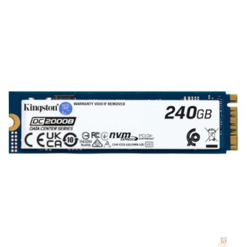 накопитель Твердотельный накопитель SSD Kingston SEDC2000BM8/240G M.2 2280 240GB DC2000B Enterprise SSD PCIe Gen4x4