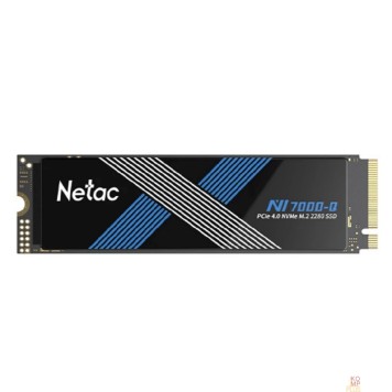 носитель информации Netac NV7000Q 1Tb NT01NV7000Q-1T0-E4X M.2 2280, PCI-E 4.0 x4, 3D NAND, 7100/6200MBs, NVMe 1.4, 640TBW, с радиатором