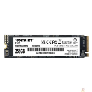 носитель информации Накопитель SSD Patriot PCIe 3.0 x4 256GB P320P256GM28 P320 M.2 2280