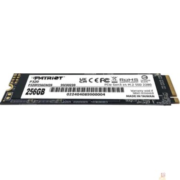 носитель информации Patriot SSD PCIe 3.0 x4 256GB P320P256GM28 P320 M.2 2280-1