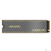 накопитель A-DATA SSD M.2 500GB LEGEND 860 <SLEG-860-500GCS> (PCI-E 4.0 x4, up to 5000/3000Mbs, 3D NAND, 160TBW, NVMe 1.4, 22x80mm, радиатор)