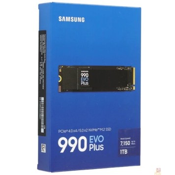 накопитель Samsung SSD 1Tb 990 EVO Plus M.2 MZ-V9S1T0BW NVMe 2.0, PCIe 4.0 x4, V-NAND TLC-2