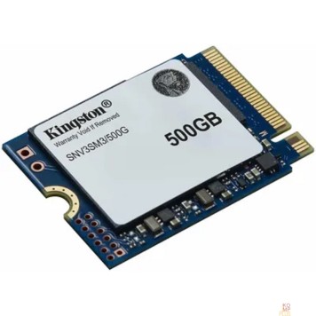 накопитель Kingston SSD NV3, 500GB, M.2(22x30mm), NVMe, PCIe 4.0 x4, 3D TLC, SNV3SM3/500G-1