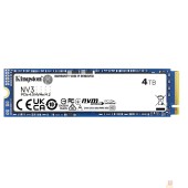 накопитель Kingston SSD NV3, 4000GB, M.2(22x80mm), NVMe, PCIe 4.0 x4, SNV3S/4000G