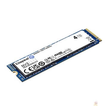 накопитель Kingston SSD NV3, 4000GB, M.2(22x80mm), NVMe, PCIe 4.0 x4, SNV3S/4000G-1