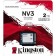 накопитель Kingston SSD NV3, 2000GB, M.2(22x30mm), NVMe, PCIe 4.0 x4, 3D TLC, SNV3SM3/2T0