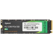 накопитель M.2 2280 512GB Apacer AS2280P4U Client SSD AP512GAS2280P4U-1 PCIe Gen3x4 with NVMe