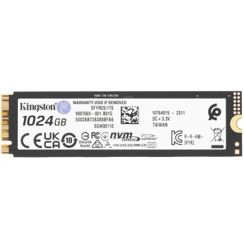 накопитель Kingston SSD 1Tb M.2 SFYR2S/1T0 M.2 2280 NVMe Fury Renegade-1