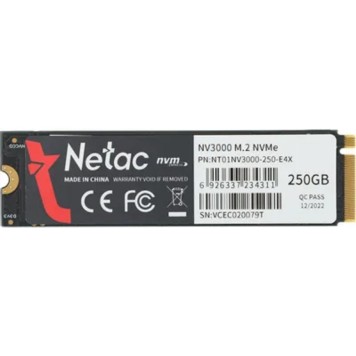 носитель информации Накопитель SSD Netaс 250Gb NV3000 M2 PCI-E NVME (NT01NV3000-250-E4X)-2