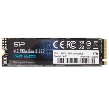 накопитель Silicon Power SSD M.2 1Tb P34A60 SP001TBP34A60M28