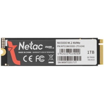 носитель информации Накопитель SSD Netac PCI-E 3.0 1Tb NT01NV3000-1T0-E4X NV3000 M.2 2280-2
