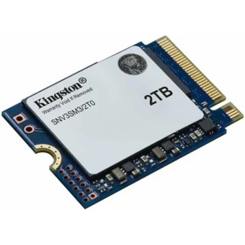 накопитель Kingston SSD NV3, 2000GB, M.2(22x30mm), NVMe, PCIe 4.0 x4, 3D TLC, SNV3SM3/2T0-1
