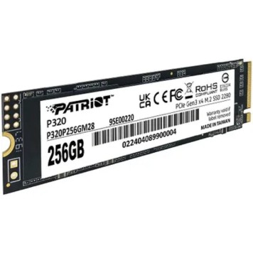 носитель информации Patriot SSD PCIe 3.0 x4 256GB P320P256GM28 P320 M.2 2280-2
