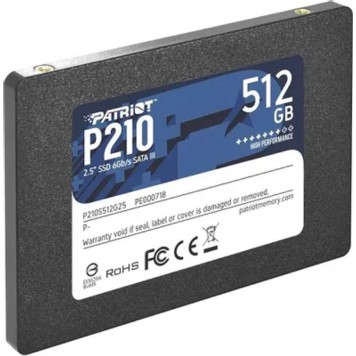 носитель информации Patriot SSD 512Gb P210 P210S512G25 SATA 3.0-2