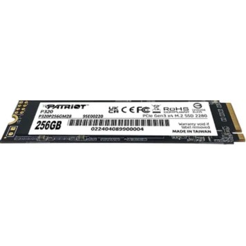 носитель информации Patriot SSD PCIe 3.0 x4 256GB P320P256GM28 P320 M.2 2280-1