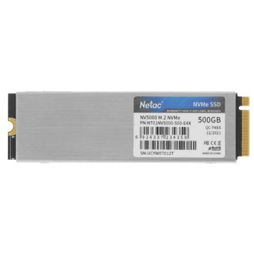 носитель информации Накопитель SSD Netac PCI-E 4.0 x4 500Gb NT01NV5000-500-E4X NV5000 M.2 2280-1