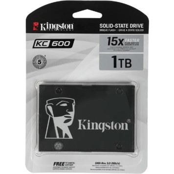 накопитель Kingston SSD 1Tb KC600 Series SKC600/1024G SATA3-2