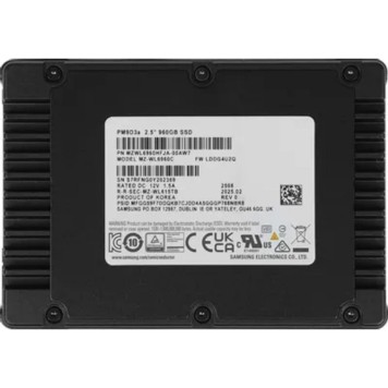 накопитель Samsung SSD 960Gb PCIe 5.0 x4, 2.5