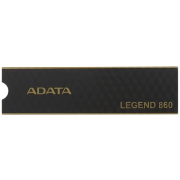 накопитель A-DATA SSD 500GB LEGEND 860 SLEG-860-500GCS PCI-E 4.0 x4, up to 5000/3000Mbs, 3D NAND, 160TBW, NVMe 1.4, 22x80mm, радиатор-2
