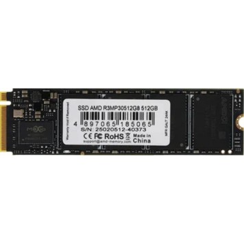 носитель информации AMD SSD 512GB R3MP30512G8 Radeon Client SSD PCIe Gen3x4 with NVMe
